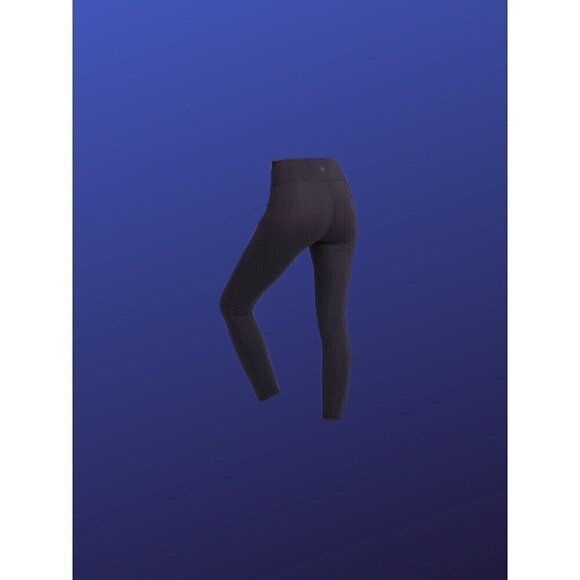 All IN MOTION Women’s Contour Power Waist High-Rise Leggings, BLACK, Size S, EUC - Picture 2 of 11